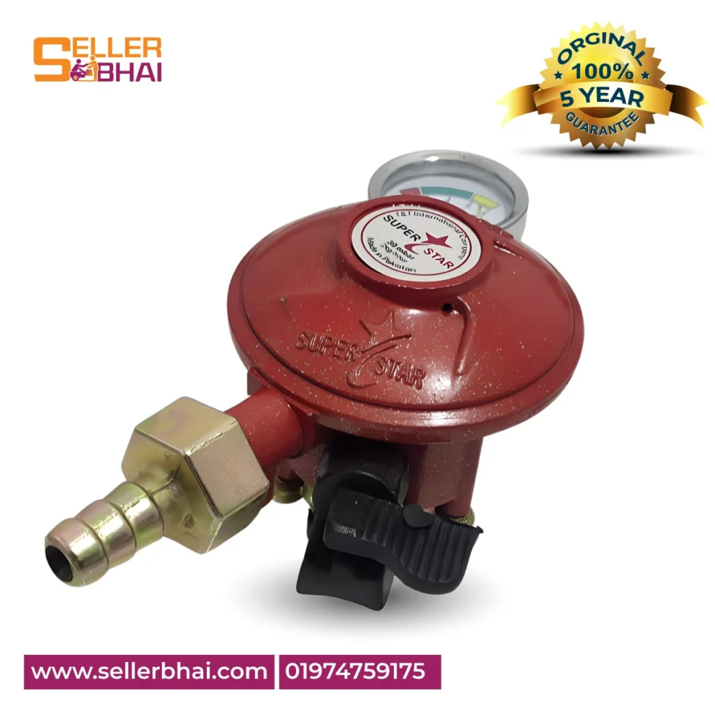 Super Star LPG Gas Safety Device Cum Meter Regulator